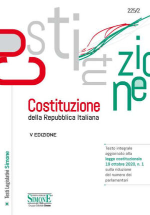 Costituzione della Repubblica Italiana. Testo integrale aggiornato alla legge costituzionale 19 ottobre 2020, n. 1 sulla riduzione del numero dei parlamentari. Edizione minor